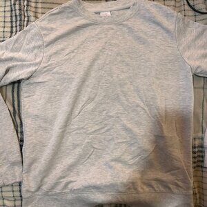 Women's Target Comfy Crew Neck Sweatshirt Heather Light Grey Size Small